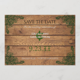 Reserve A Data Rustic Celtic Claddagh Salva a Data