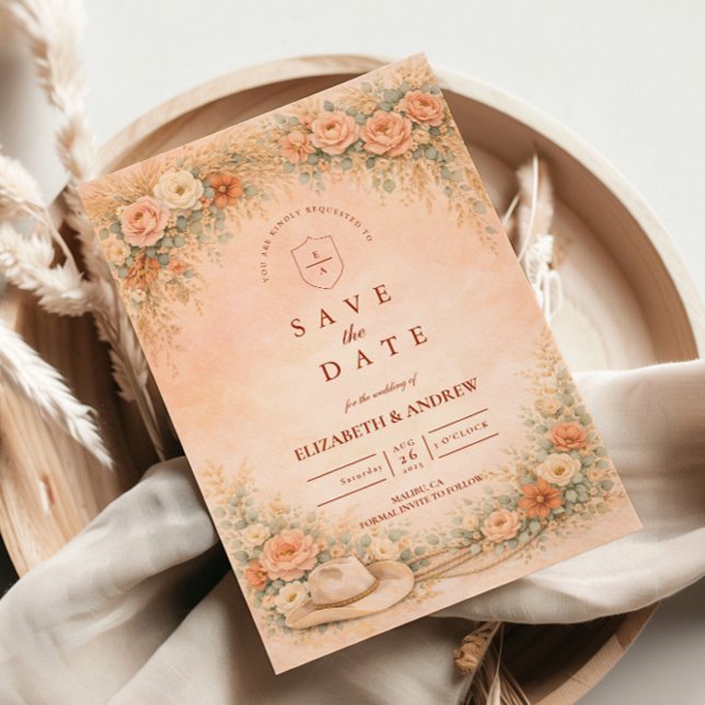 Reserve A Data Rustic Cowgirl Garden Arch Wedding (Criador carregado)