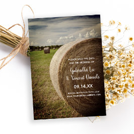 Reserve A Data Rustic Hay Bales Ranch Wedding Salvar Data