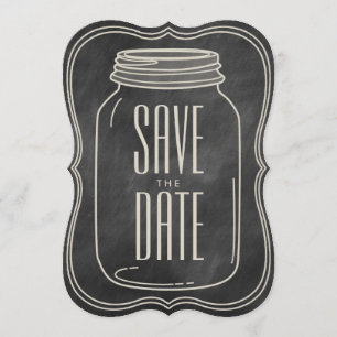 RESERVE A DATA RUSTIC MASON JAR   DESAFIO SALVAR A DATA