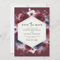 Rustic Printable Burgundy