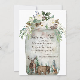 Reserve A Data Rustic Watercolor Mason Jar Salva a Data