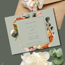 Reserve A Data Sage Green Floral Garden Wedding