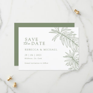 Reserve A Data Sage Green Minimalist Botanalist Salvar a Data