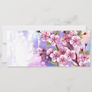 Reserve A Data Sakura rosa no fundo da pintura