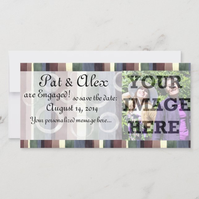 Reserve A Data Salvar a data - Arco-íris 3 (Frente)