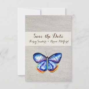 Reserve A Data Salvar a data Blue Butterfly