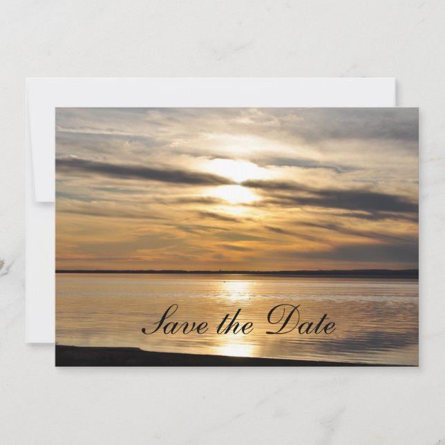 Reserve A Data Salvar a data - casamento do ouro (1) (Frente)