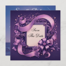 Salvar a data com fitas roxas