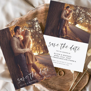 Reserve A Data Salvar a data do fechamento de fotos manuscrito