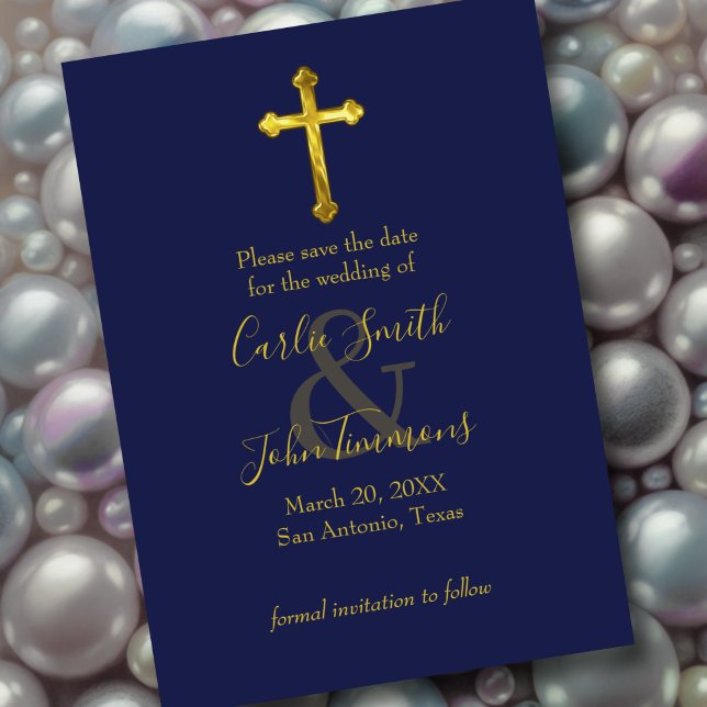 Reserve A Data Salvar a data Dourada atravessar qualquer cor (Criador carregado)