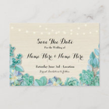 Salvar A Data Em Que As Luzes De Mint Do Rustic Su