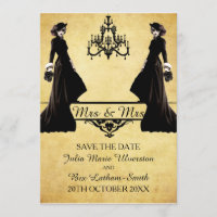 Salvar a data - Estilo Gótico Lésbico Steampunk