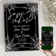 Salvar a data para o Halloween em preto e branco g
