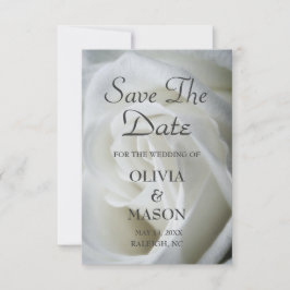 Reserve A Data Salvar a data - Rosa branco texturizado