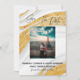 Reserve A Data Salvar a data |White, Cinza e Garrafas Douradas