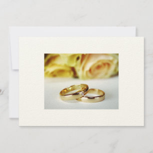 Reserve A Data Salvar as Bandas de Casamento de Data/Dourado