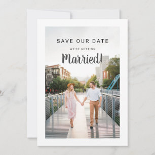 Reserve A Data Salvar Data de Casamento 2 Foto Frente Verso Faça