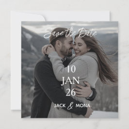 Reserve A Data Salve a data  Casamento moderno simples personaliz