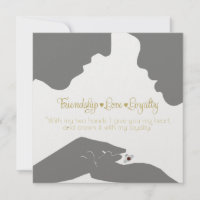 Salve a Data Claddagh Ouro