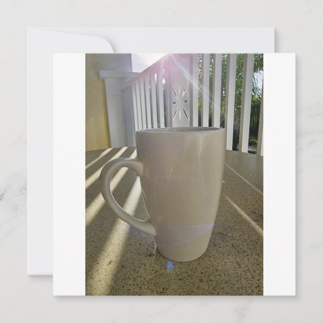 Reserve A Data Salve a data com caneca de café (Frente)