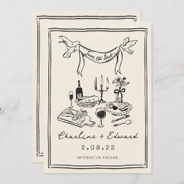 Reserve A Data Salve a data com letra manuscrita funky desenhada 