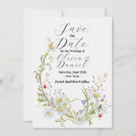 Reserve A Data Salve A Data Floral Cunho De Casamento Daisy
