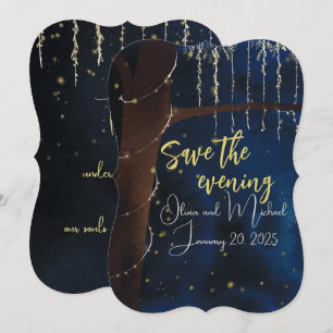 Reserve A Data Salve a Data para uma Noite Elegante