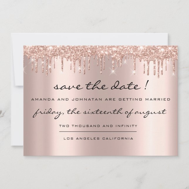 Reserve A Data Salve a Data Rosa Negra Gota Azul Marinho (Frente)