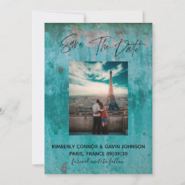 Reserve A Data Salve A Data |Turquesa Ferrugem