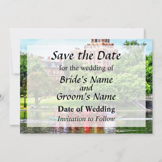 Reserve A Data Salve as MÃES de Boston - Jardim Público de Boston (Frente)
