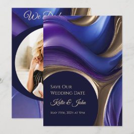 Reserve A Data Salve nossa data de casamento - Foto moderna -
