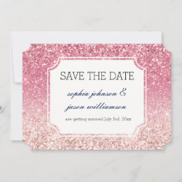 Reserve A Data Salve o Blush Rosa com Glitter