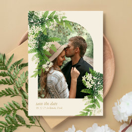 Reserve A Data Samambaia Floral Casamento Salve a Data