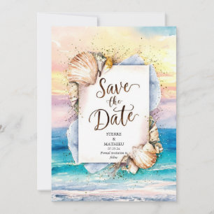 Reserve A Data Sandy Painted Romantic Beach Wedding