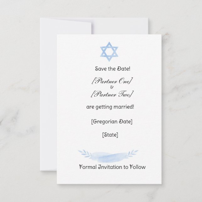 Reserve A Data Save the Date (Frente)