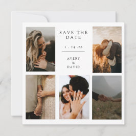 Reserve A Data Save the Date Card Customizable