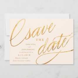 Reserve A Data Save the Dates Modernos Únicos | Champanhe & Doura