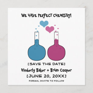 Reserve A Data Science of Love Save the Date Invite