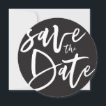 Reserve A Data Script Inky salvará a data<br><div class="desc">Escrito incrível salvará a data monocromática para salvar o convite de casamento. Preto e branco,  mas a cor de fundo pode ser alterada.</div>