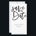 Reserve A Data Script Inky salvará a data<br><div class="desc">Escrito incrível salvará a data monocromática para salvar o convite de casamento. Preto e branco,  mas a cor de fundo pode ser alterada.</div>