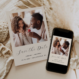 Reserve A Data Script Mínimo de Uma Foto Bege