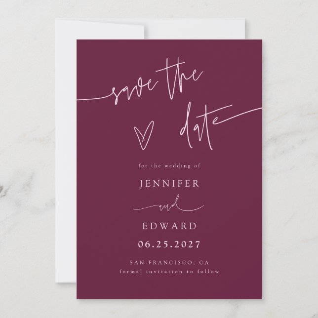 Reserve A Data Script Mirtilo Casamento Salvar A Data (Frente)