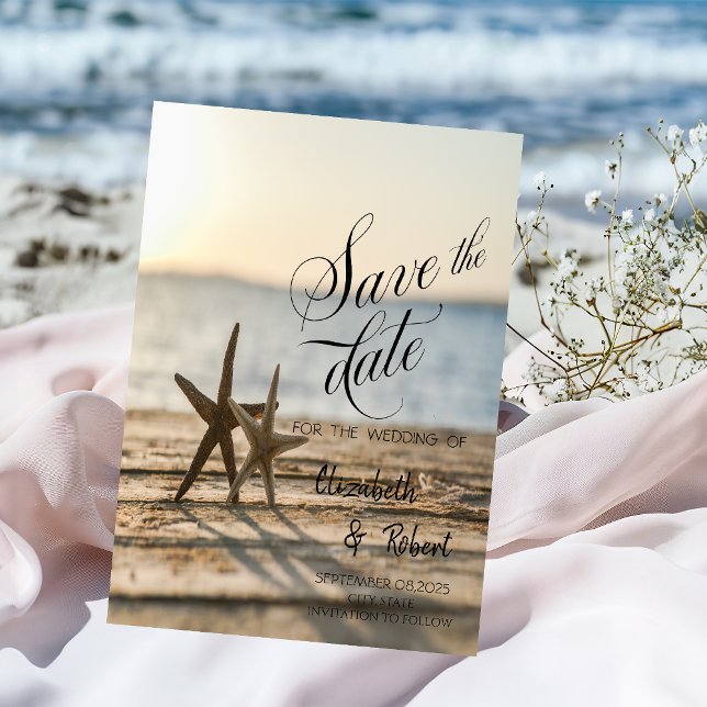 Reserve A Data Sea stars Sand Beach Salvar a data (Criador carregado)