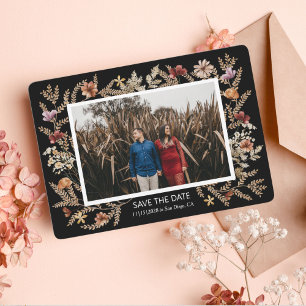 Reserve A Data Sedona Garden Flat Save The Date Card