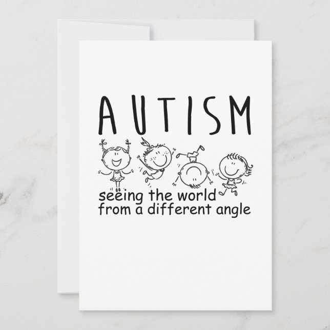 Reserve A Data Seeing The World At A Different Angle Autism (Frente)