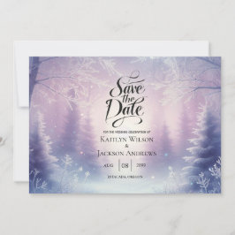 Reserve A Data Serenata de Neve de Inverno de Lavanda Casamento
