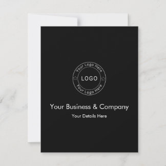Reserve A Data Seu logotipo empresarial em preto personalizado