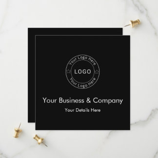Reserve A Data Seu logotipo empresarial em preto personalizado