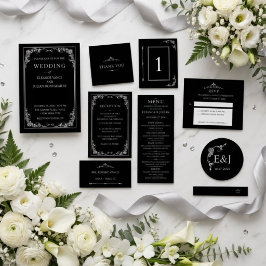 Reserve A Data Silver Elegance Collection Wedding Save the Date 